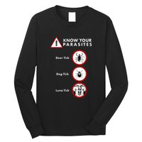 Know Your Parasites Funny Anti Trump And Ticks Long Sleeve Shirt