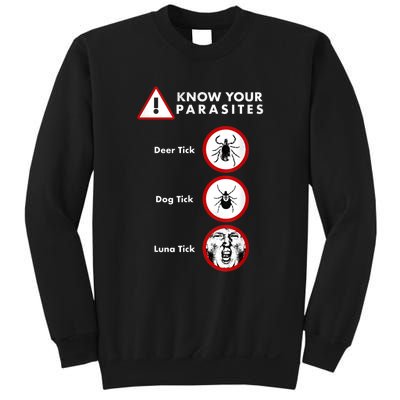 Know Your Parasites Funny Anti Trump And Ticks Sweatshirt