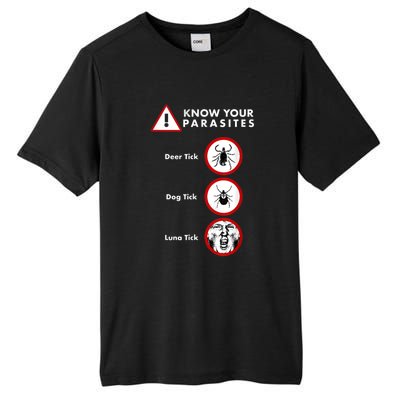 Know Your Parasites Funny Anti Trump And Ticks Tall Fusion ChromaSoft Performance T-Shirt