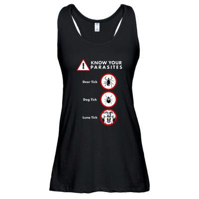 Know Your Parasites Funny Anti Trump And Ticks Ladies Essential Flowy Tank