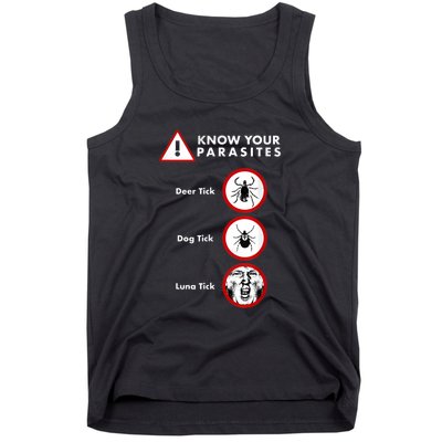 Know Your Parasites Funny Anti Trump And Ticks Tank Top