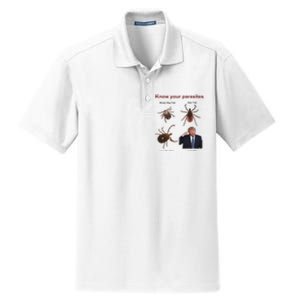 Know Your Parasites Trump Dry Zone Grid Polo