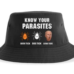 Know Your Parasites Anti Joe Biden Sustainable Bucket Hat