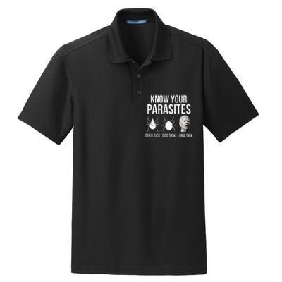 Know Your Parasites Anti Joe Biden Sucks Funny Political Dry Zone Grid Polo