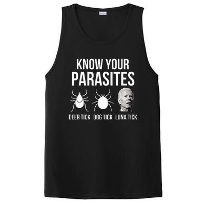 Know Your Parasites Anti Joe Biden Sucks Funny Political PosiCharge Competitor Tank