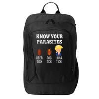 Know Your Parasites Antitrump Funny Luna Tick Resist City Backpack