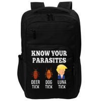 Know Your Parasites Antitrump Funny Luna Tick Resist Impact Tech Backpack