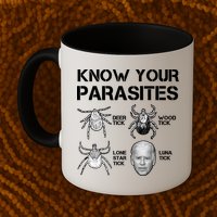 Know Your Parasites Anti Joe Biden Funny Mug
