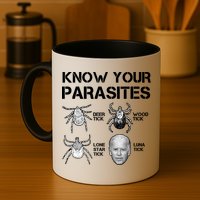 Know Your Parasites Anti Joe Biden Funny Mug
