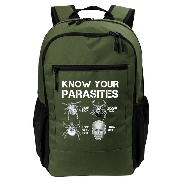 Know Your Parasites Anti Joe Biden Funny Backpack