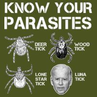 Know Your Parasites Anti Joe Biden Funny Backpack
