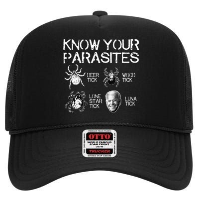 Know Your Parasites Tick Biden Classic High Crown Mesh Back Trucker Hat