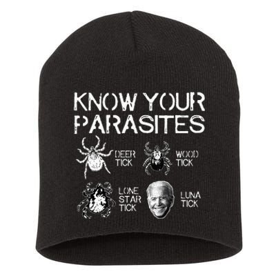 Know Your Parasites Tick Biden Classic Short Acrylic Beanie