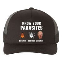 Know Your Parasites Anti Joe Biden Yupoong Adult 5-Panel Trucker Hat