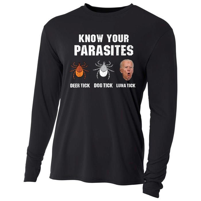 Know Your Parasites Anti Joe Biden Cooling Performance Long Sleeve Crew