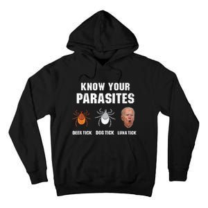 Know Your Parasites Anti Joe Biden Tall Hoodie