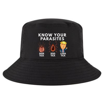 Know Your Parasites Deer Tick Dog Tick Luna Tick Anti Trump Cool Comfort Performance Bucket Hat