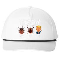 Know Your Parasites Deer Tick Dog Tick Luna Tick Anti Trump Snapback Five-Panel Rope Hat