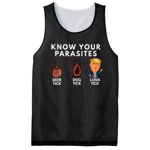 Know Your Parasites Deer Tick Dog Tick Luna Tick Anti Trump Mesh Reversible Basketball Jersey Tank