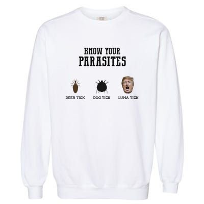 Know Your Parasites Antitrump Garment-Dyed Sweatshirt