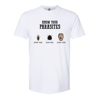 Know Your Parasites Antitrump Softstyle CVC T-Shirt