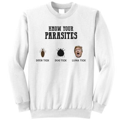 Know Your Parasites Antitrump Sweatshirt