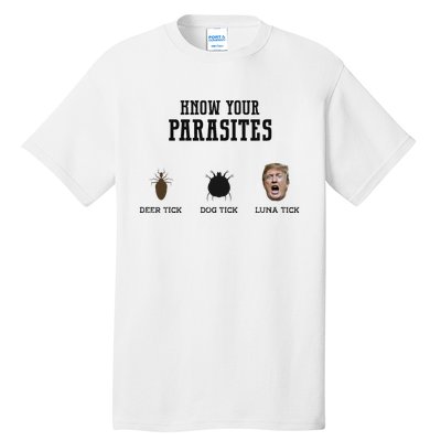 Know Your Parasites Antitrump Tall T-Shirt