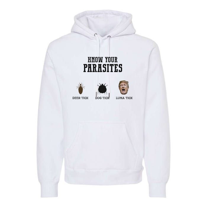 Know Your Parasites Antitrump Premium Hoodie