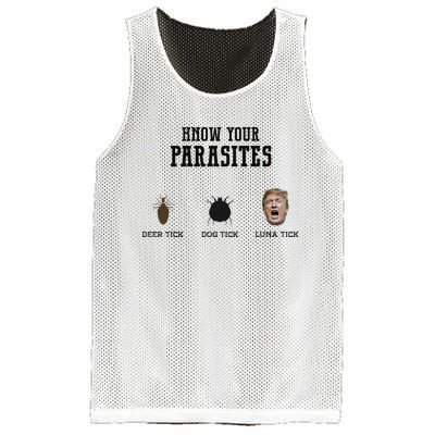 Know Your Parasites Antitrump Mesh Reversible Basketball Jersey Tank