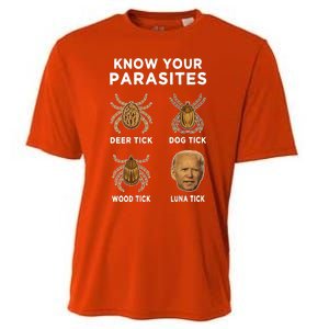 Know Your Parasites Funny Anti Joe Biden Cooling Performance Crew T-Shirt