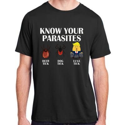 Know Your Parasites Anti Trump Democrat Vote Kamala Adult ChromaSoft Performance T-Shirt