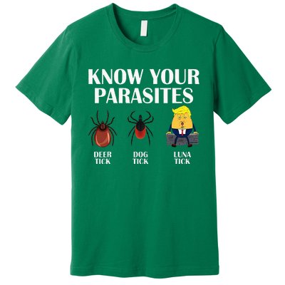 Know Your Parasites Anti Trump Democrat Vote Kamala Premium T-Shirt