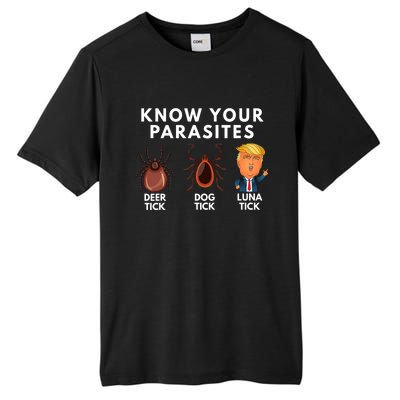 Know Your Parasites Satire Funny Deer Tick Dog Tick Luna Tick Tall Fusion ChromaSoft Performance T-Shirt