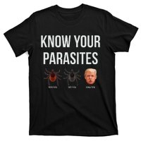 Know Your Parasites Dump President Trump Parasite Lunatic T-Shirt