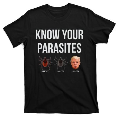 Know Your Parasites Dump President Trump Parasite Lunatic T-Shirt