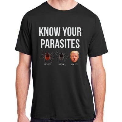 Know Your Parasites Dump President Trump Parasite Lunatic Adult ChromaSoft Performance T-Shirt