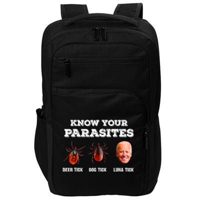 Know Your Parasites Anti Joe Biden Deer Tick, Dog Tick Impact Tech Backpack