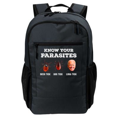 Know Your Parasites Anti Joe Biden Deer Tick, Dog Tick Daily Commute Backpack