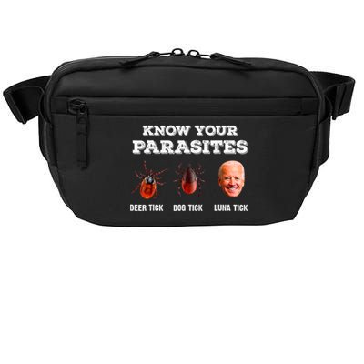 Know Your Parasites Anti Joe Biden Deer Tick, Dog Tick Crossbody Pack