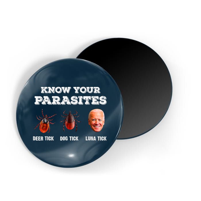 Know Your Parasites Anti Joe Biden Deer Tick, Dog Tick Magnet