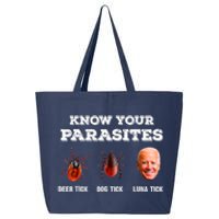 Know Your Parasites Anti Joe Biden Deer Tick, Dog Tick 25L Jumbo Tote