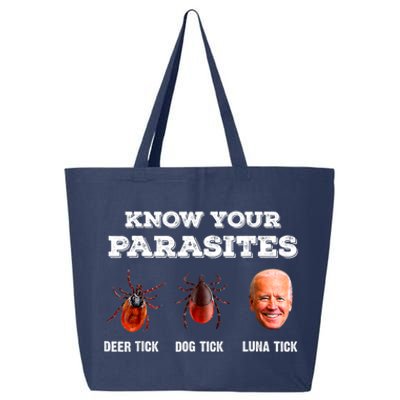 Know Your Parasites Anti Joe Biden Deer Tick, Dog Tick 25L Jumbo Tote