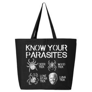 Know Your Parasites Tick Biden (On Back) Classic 25L Jumbo Tote