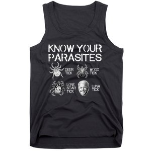 Know Your Parasites Tick Biden (On Back) Classic Tank Top