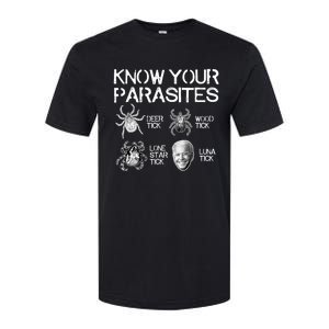 Know Your Parasites Tick Biden (On Back) Classic Softstyle® CVC T-Shirt