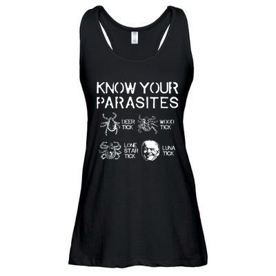 Know Your Parasites Luna Tick Ladies Essential Flowy Tank