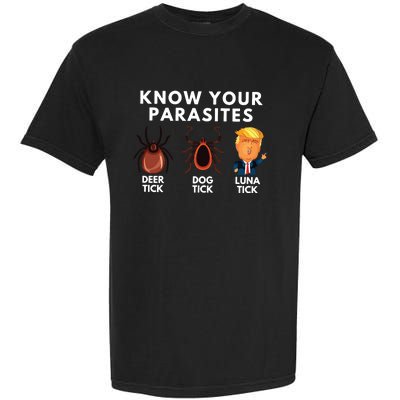 Know Your Parasites Anti Trump Garment-Dyed Heavyweight T-Shirt