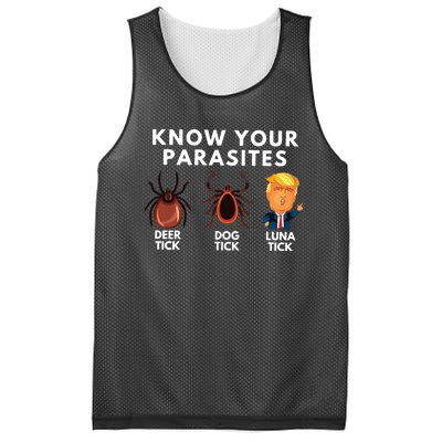 Know Your Parasites Anti Trump Mesh Reversible Basketball Jersey Tank