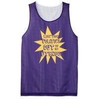 Keep Your Politics Out Of My Uterus Mesh Reversible Basketball Jersey Tank