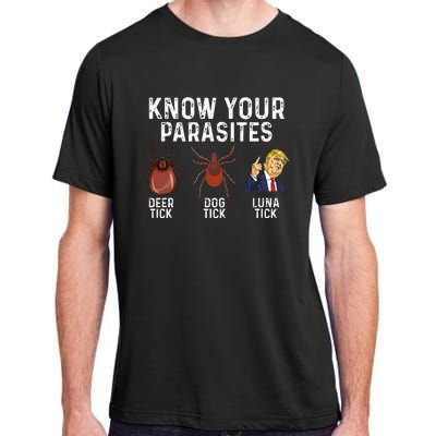 Know Your Parasites Deer Tick Dog Tick Luna Tick Anti Trump Adult ChromaSoft Performance T-Shirt